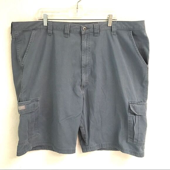 Wrangler blue gray cargo shorts 46 - Picture 1 of 6
